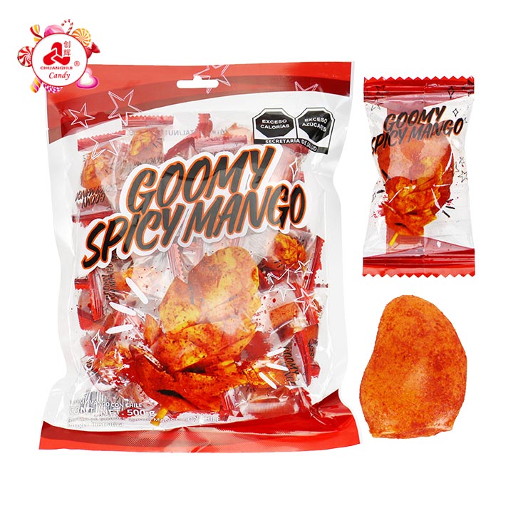 3D Chili Mango Gummies Spicy Mango Goomy Candy CH-J813