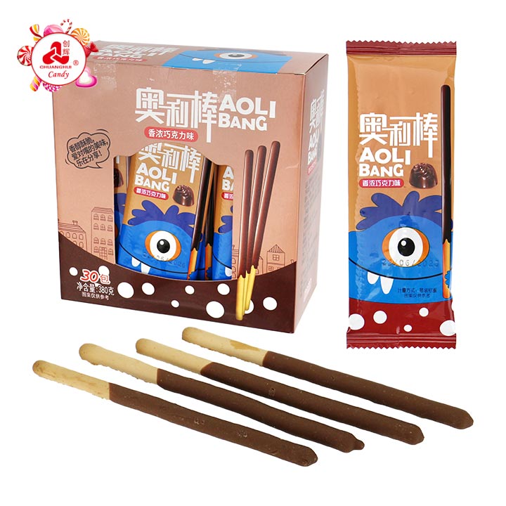 Novelty Chocolate Coated Dipped Biscuit Sticks CH-D159