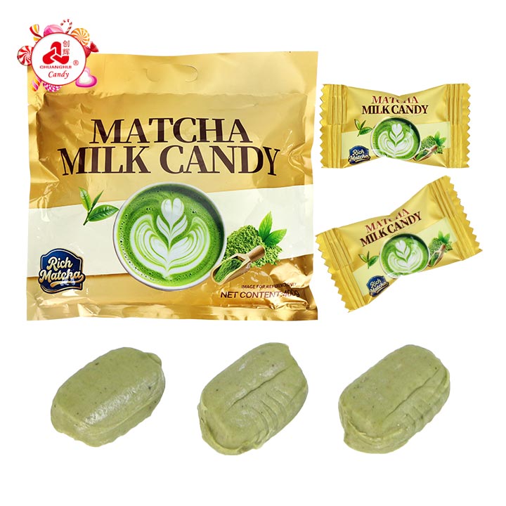 400g Matcha Milk Candy Individually Wrapped Japanese Style Chewy Candy CH-G117