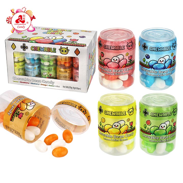 Mini Can Fruit Mint Chewable Beans Tablet Candy CH-N813