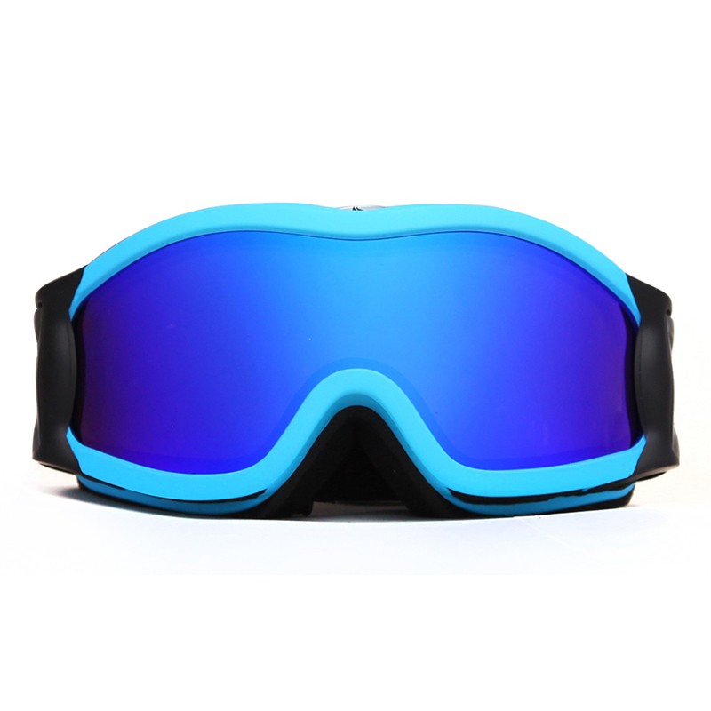 Big frame waterproof HD vision bright color ski goggles SNOW-2500