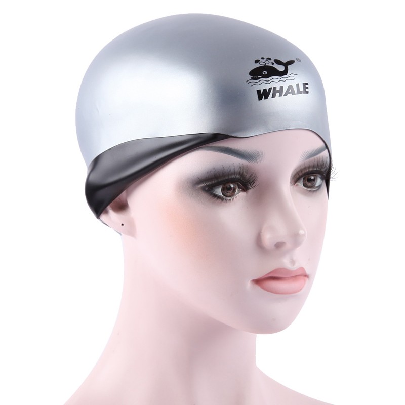 3D ear guard silicone both side wear swimming cap CAP-1800