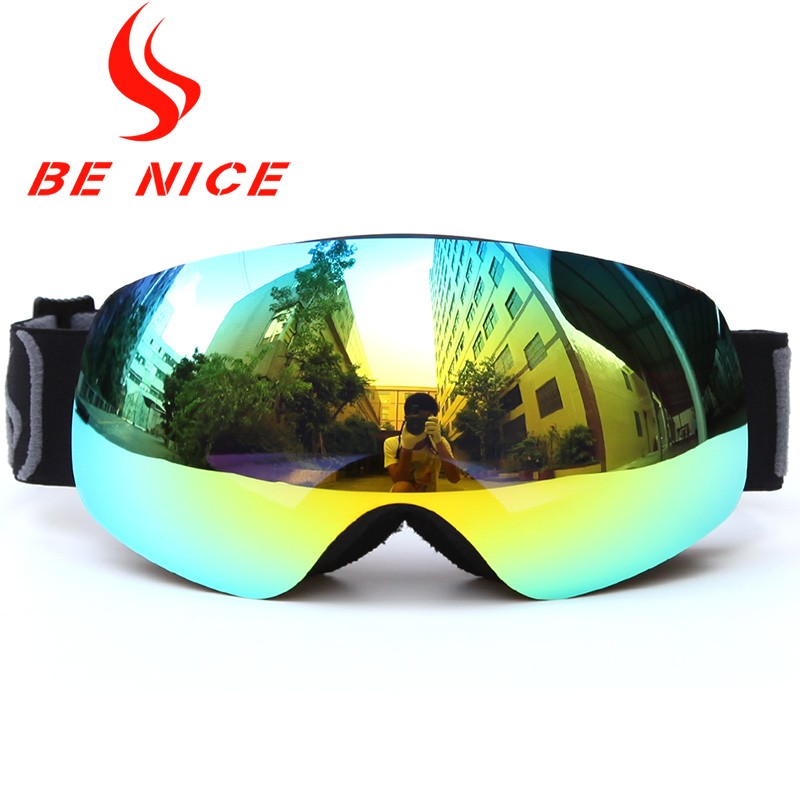 Junior detachable strap frameless snow sports glassesSNOW-4700