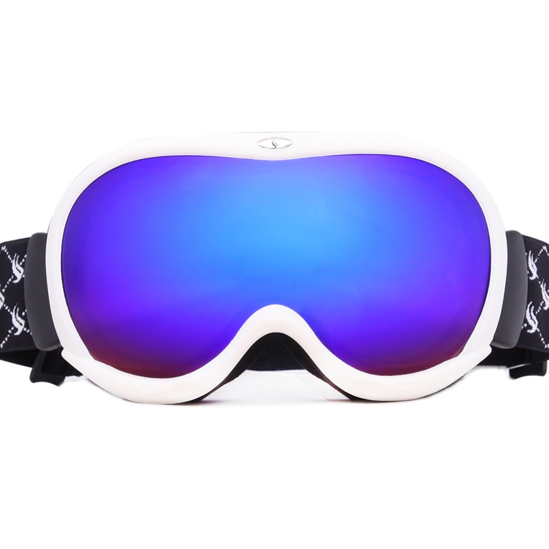 Color custom impact resistant durable frame spherical lens snow goggles SNOW-400