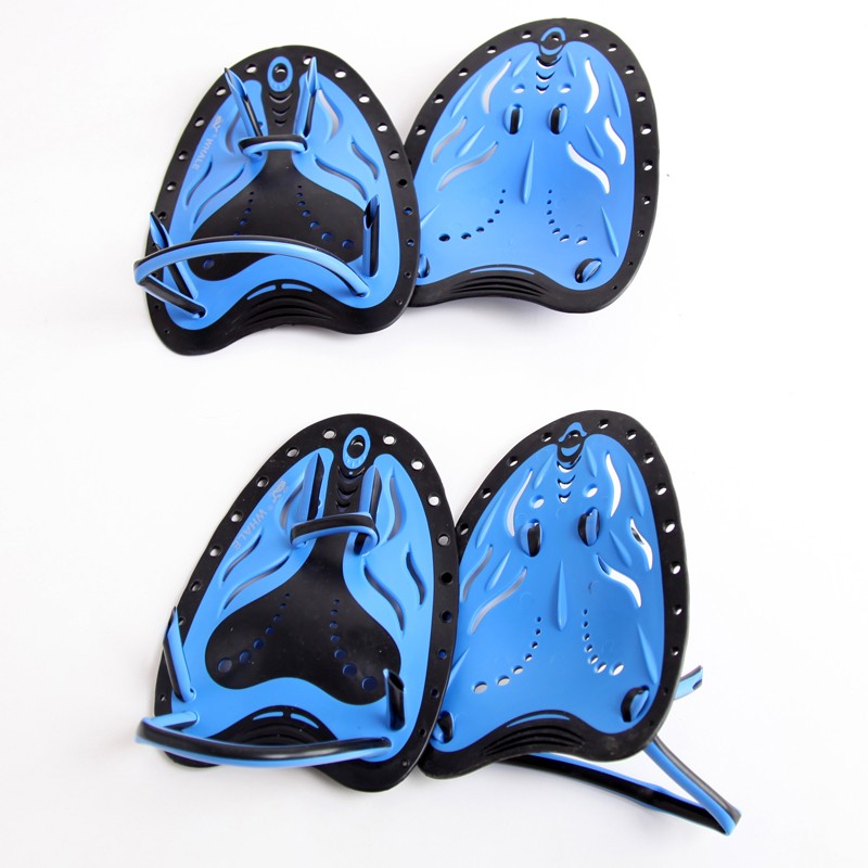Palas de mano de natación ajustables flexibles con dedos de rana de entrenamiento de natación trax profesional TP-200