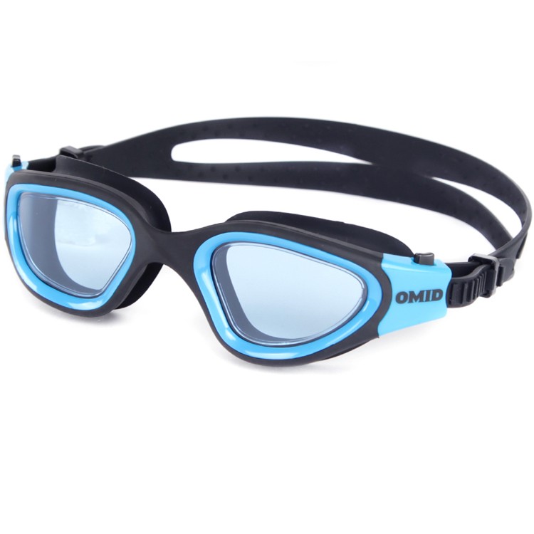 Silicone comfortable fit REVO lens racing swim glasses MM-7200
