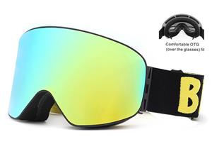 Gafas de esquí personalizadas antivaho con protección UV, gafas de snowboard SNOW-5100