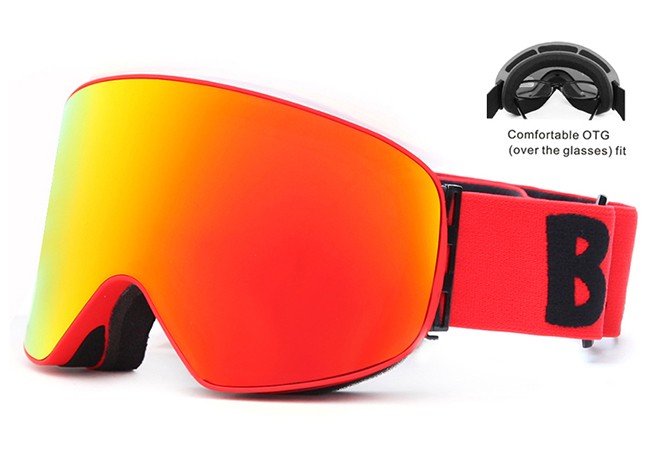 UV protection anti-fog custom ski goggles snowboard glasses SNOW-5100