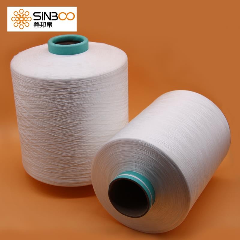 Polyester Recycled GRS DTY FDY White And Black Yarn