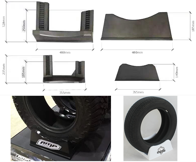 plastic single truck tire display stand - Jiangsu Mr.Hippo Shelf And ...