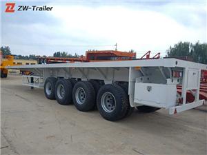 40 Ft 50 Ton Flatbed Container Semi Trailer