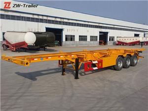 Utility 40ft Skel Shipping Container Transport Trailers for Sale