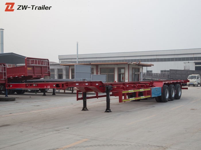 6m Utility Multi Function Skeletal Tractor Truck Trailer for Sale