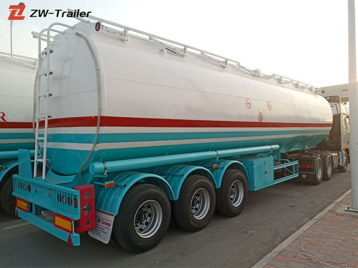 3 Axle 40cbm 50000 Liters Crude Oil Tanker Semi Trailer