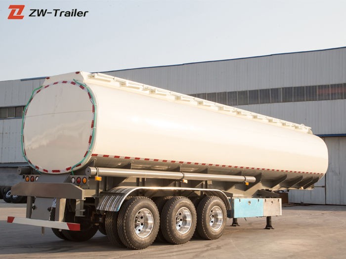 45m3 Carbon Steel Diesel Fuel Tanker Trailer