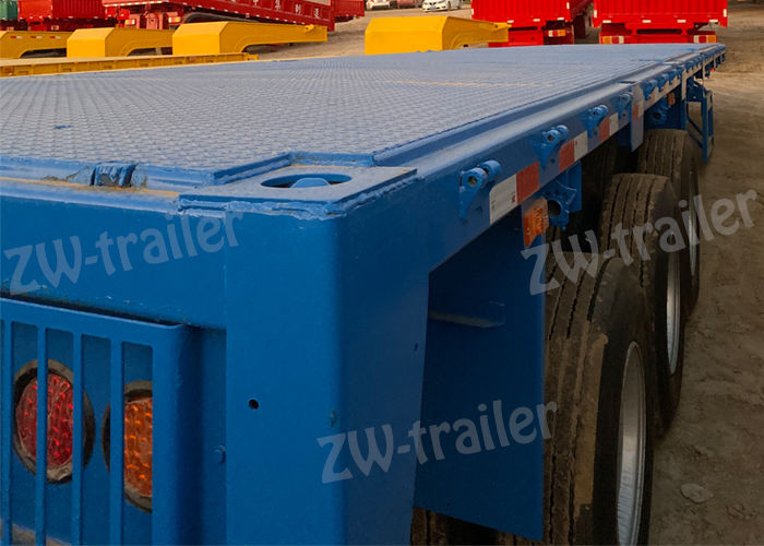 digunakan trailer semi flatbed