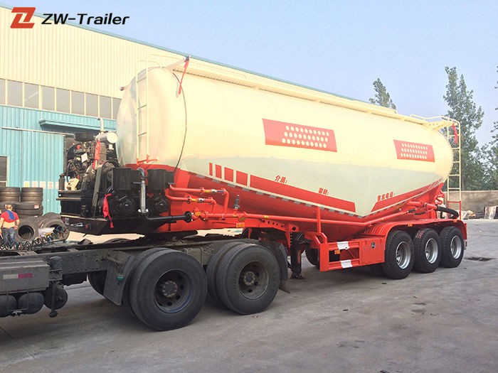 Treler Separa Tangki Silo Silo Pukal Kering Pneumatik