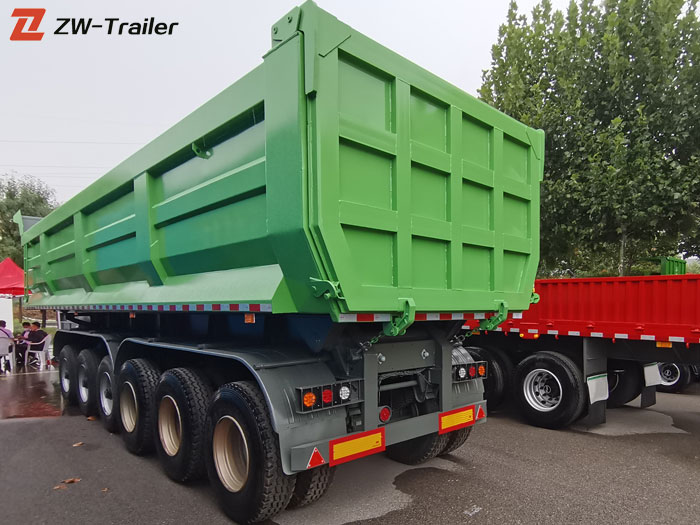 6 Axles Dump Tipper Semi Trailer