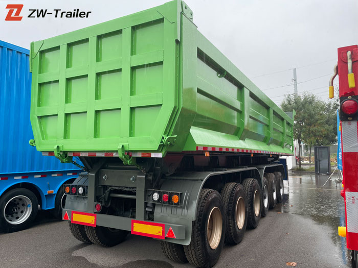 6 Axles Dump Tipper Semi Trailer