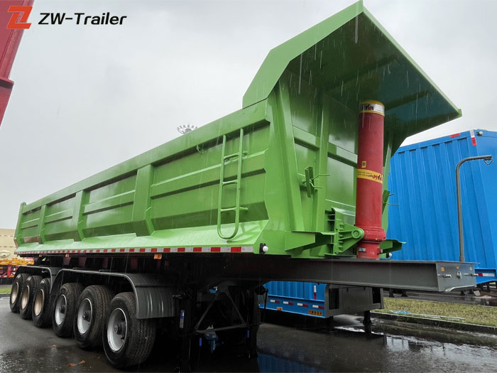 6 Axles Dump Tipper Semi Trailer