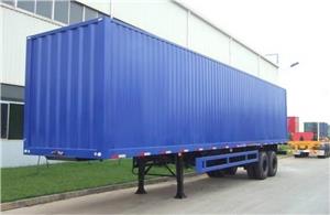 Semi Truck 20 Foot Enclosed Trailer