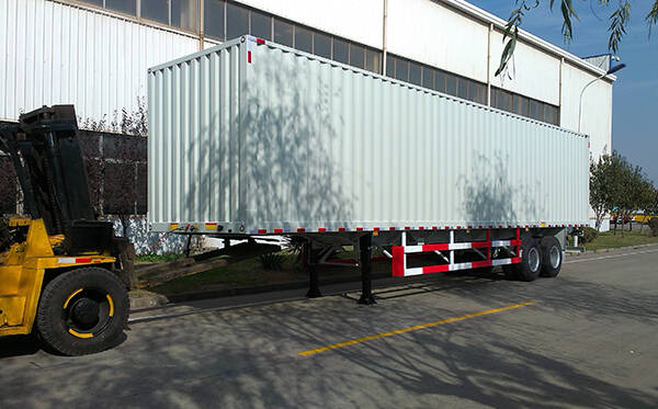 Bulk Cargo Transportation Box Semi Trailer