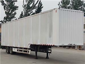 Cargo Box Semi-Trailer Truck