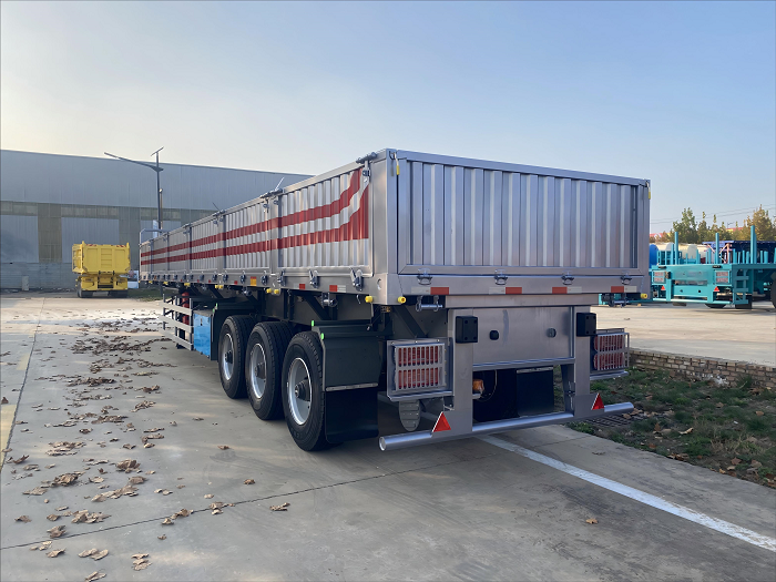 side wall container semi trailer