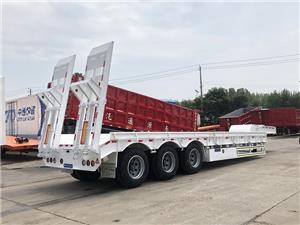 Low Bed Lowboy Equipment Truck Trailer