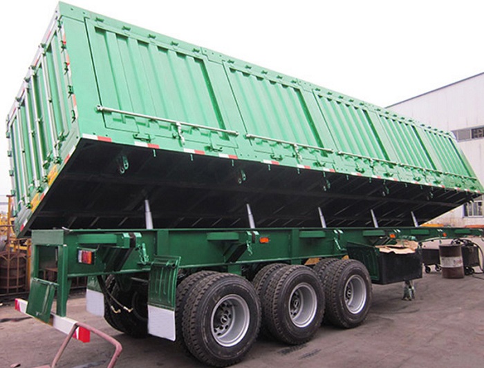 drop side truck trailer