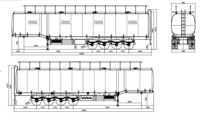 milk tanker trailer
