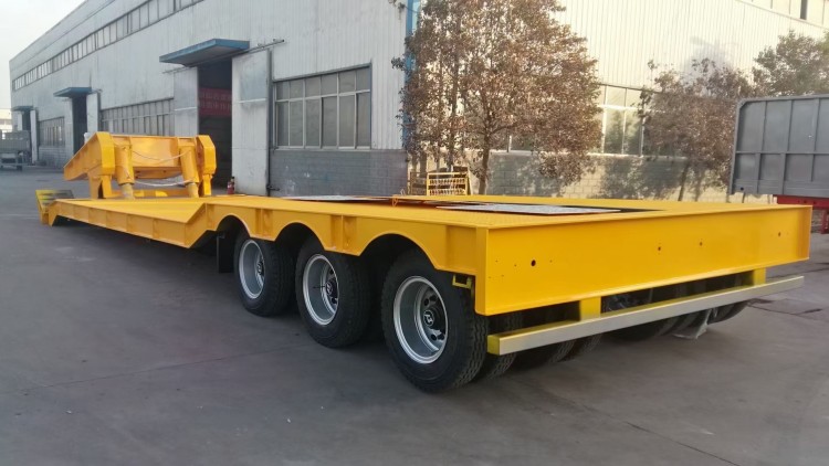 3 axle low bed trailer