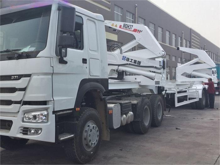 3 axles XCMG 20FT 40FT Container Side Lifter Trailer
