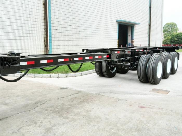 20 Ft To 40 Ft Extendable Container Chassis Trailer