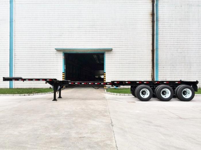 20 Ft To 40 Ft Extendable Container Chassis Trailer