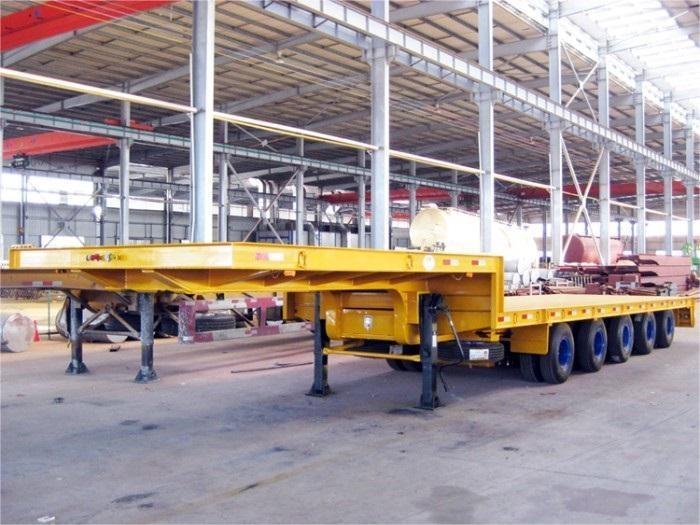 extendable low bed trailer