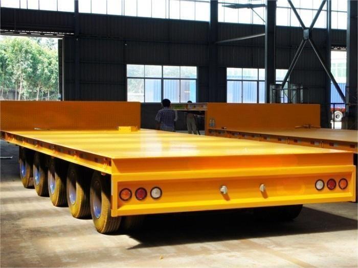 80 Tons Heavy Transport Extendable Low Bed Trailer