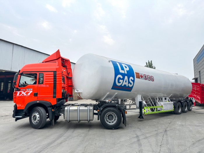 LPG Tank Truck Semi Trailer