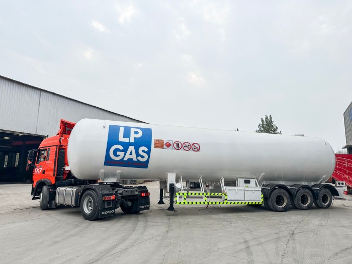 LPG Tank Truck Semi Trailer
