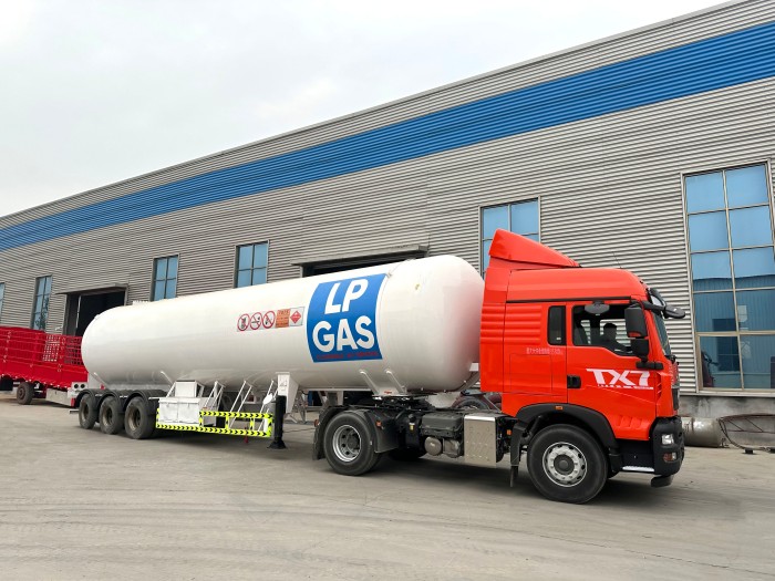 LPG Tank Truck Semi Trailer