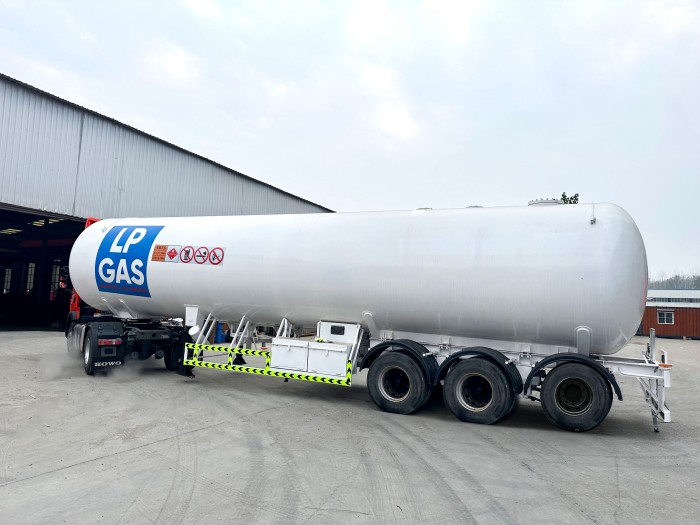 LPG Tank Truck Semi Trailer