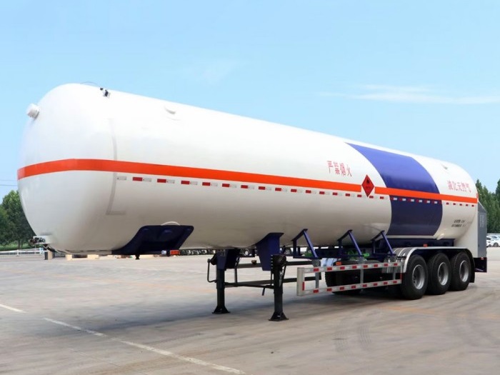 LNG Truck Tanker Semi Trailer for Sale