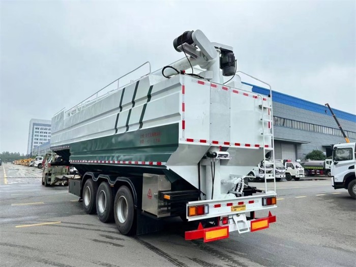 bulk feed grain tailer