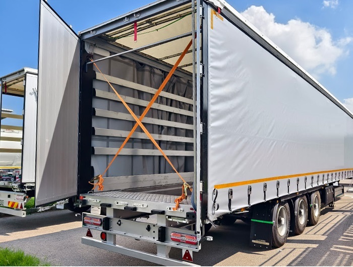 shipping container semi trailer