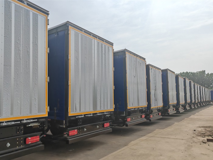 Higher Performance Dry Van Curtain Side Semi Trailer