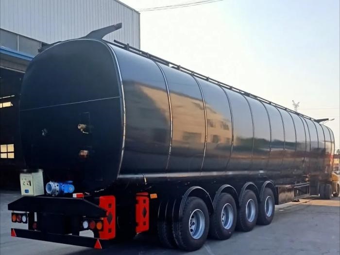 4 axle fuel tanker truck trailer