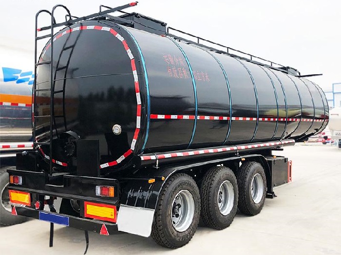 Ship Asphalt Liquid Tanker Semi Trailer for Sale