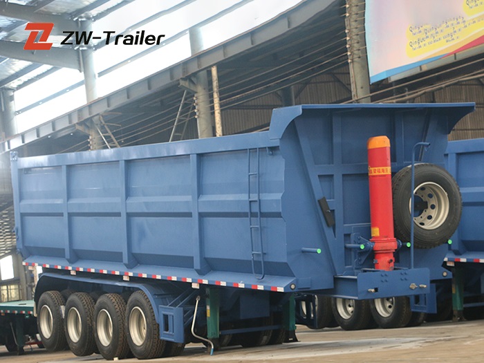 end tipper trailer