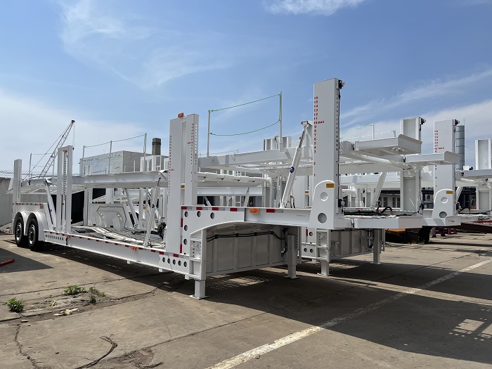 Double Deck Truck Car Carrier Trailer on Sale