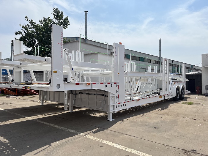 Double Deck Truck Car Carrier Trailer on Sale